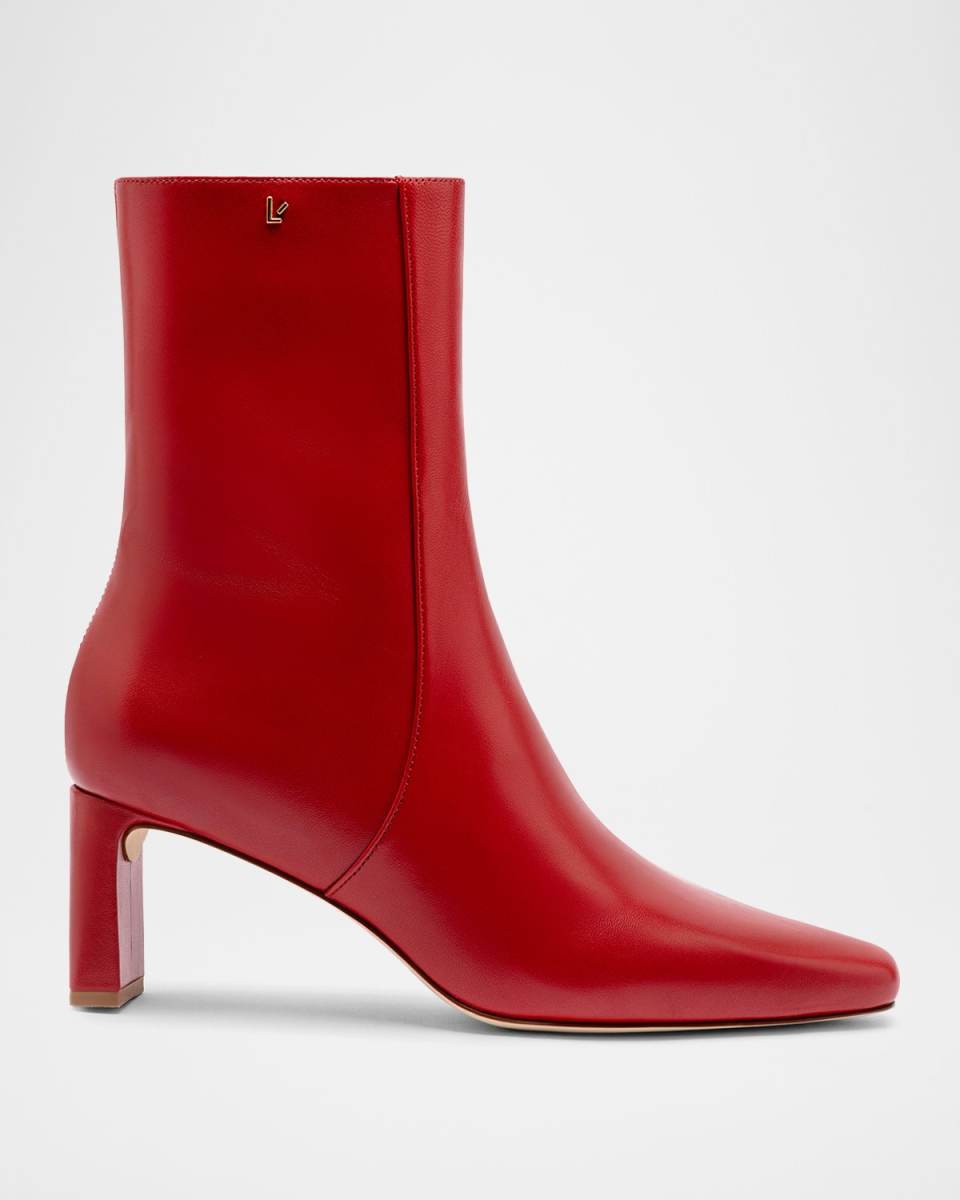 Alexis Leather Ankle Booties